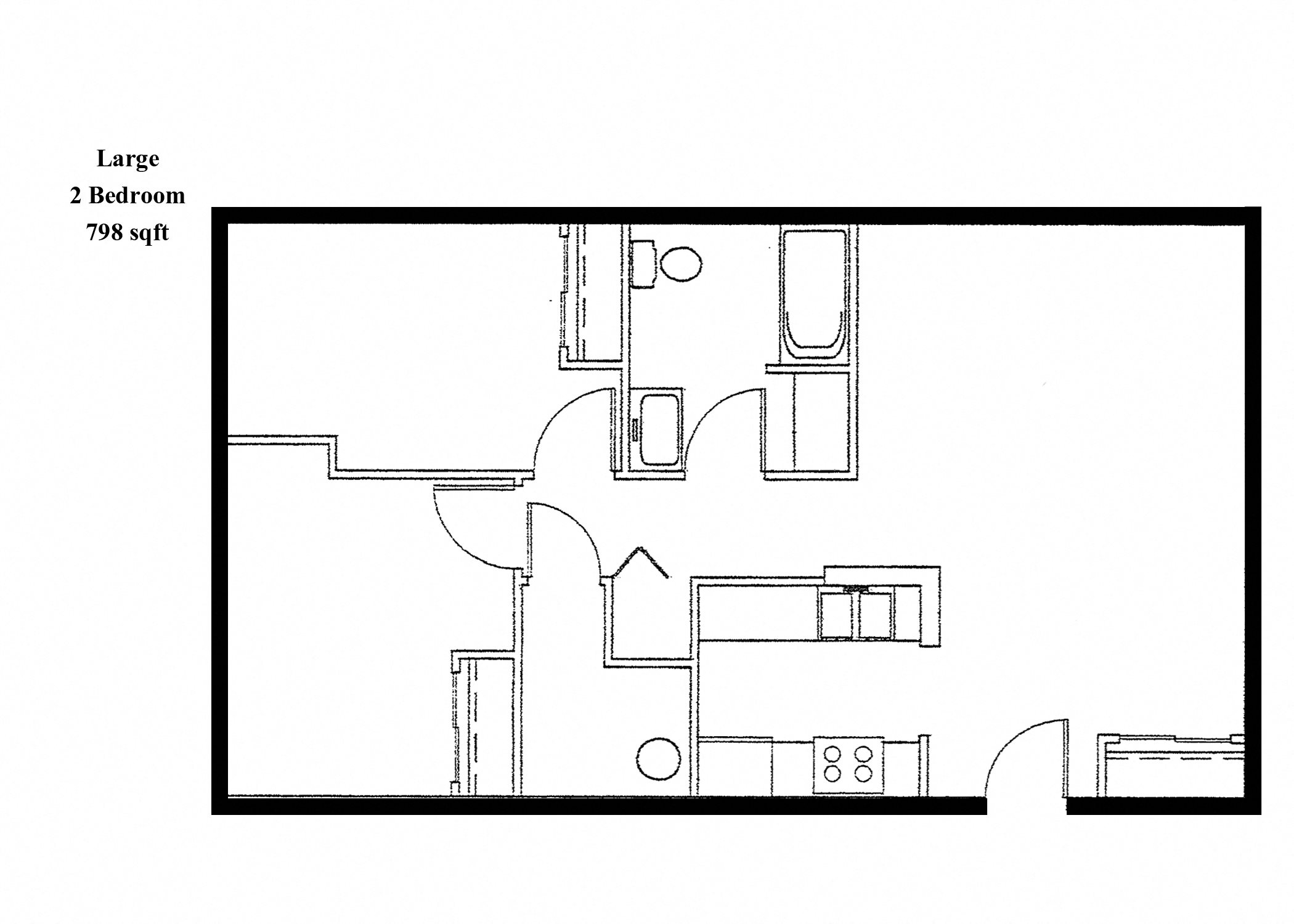 2 Bedroom Apt in Williamsport 2 Bedroom Large in Williamsport, PA | The Weightman Aparrtments | Property Managment, Inc.